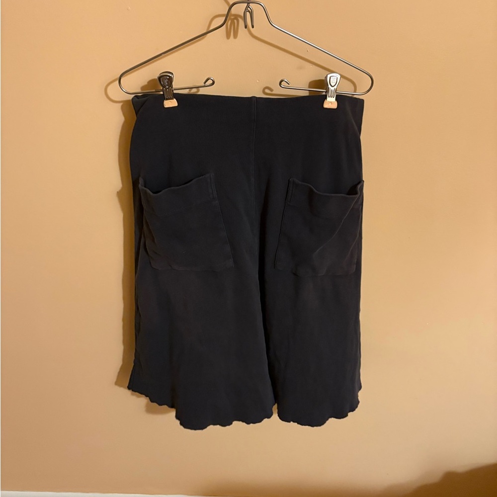 LAST CHANCE | Raquel Allegra Black Front Pocket Skirt